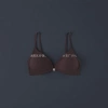 Dark brown bras without steel rings, comfortable and breathable women's underwear Application Scenario